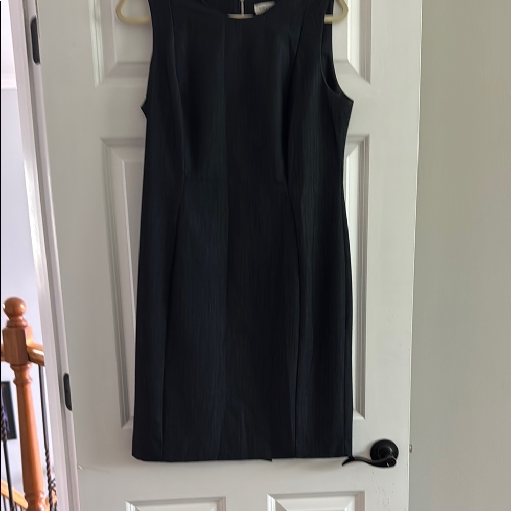 Calvin Klein Black Sleeveless Sheath Mini Dress